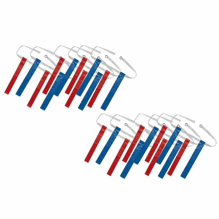 12 Flag Football Belt Set Adjustable Kids Adult Fun Game Belt Foot Ball Kit New