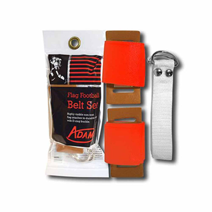 1 Flag Football Belt Set Adjustable Kids Adult Fun Game Belt Foot Ball Red Kit
