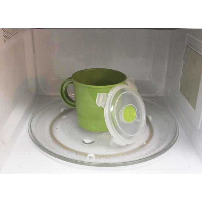 Microwave Food Soup Container Cookware Cup Mug Noodles Bowl Storage Lid BPA Free