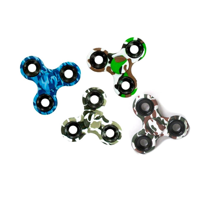 1 Camo Fidget Spinner Hand Stress Reducer Color Camouflage Finger Game Desk Toy