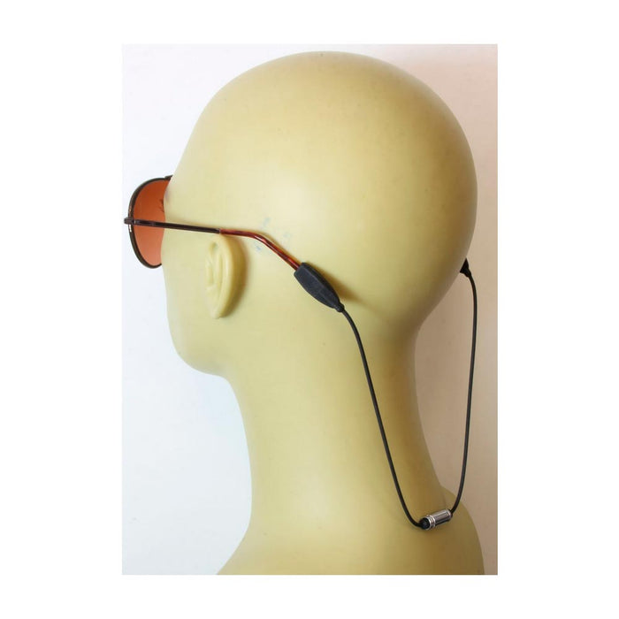 2 Eyewear Retainer Sunglasses Lanyard Silicone Neck Black Cord Strap Holder 15"