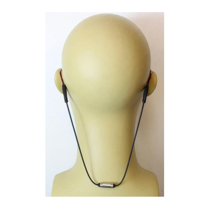 1 Black Eyewear Retainer Sunglasses Lanyard Cord Silicone Neck Strap Glasses 15"