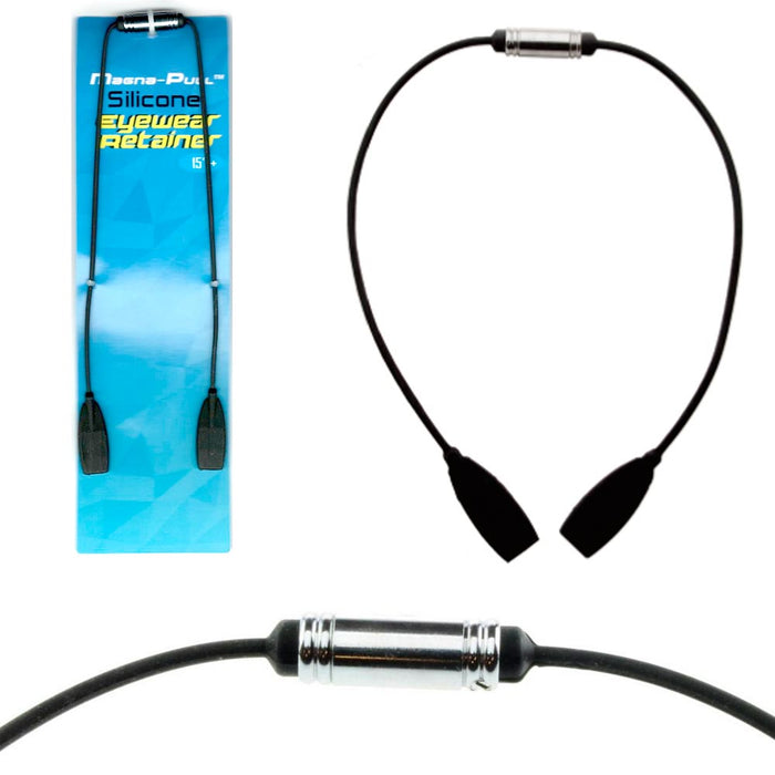 1 Black Eyewear Retainer Sunglasses Lanyard Cord Silicone Neck Strap Glasses 15"