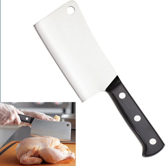 6-Inch Cleaver Stainless Steel Meat Vegetable Chopper Blade Kitchen Knife Cutter