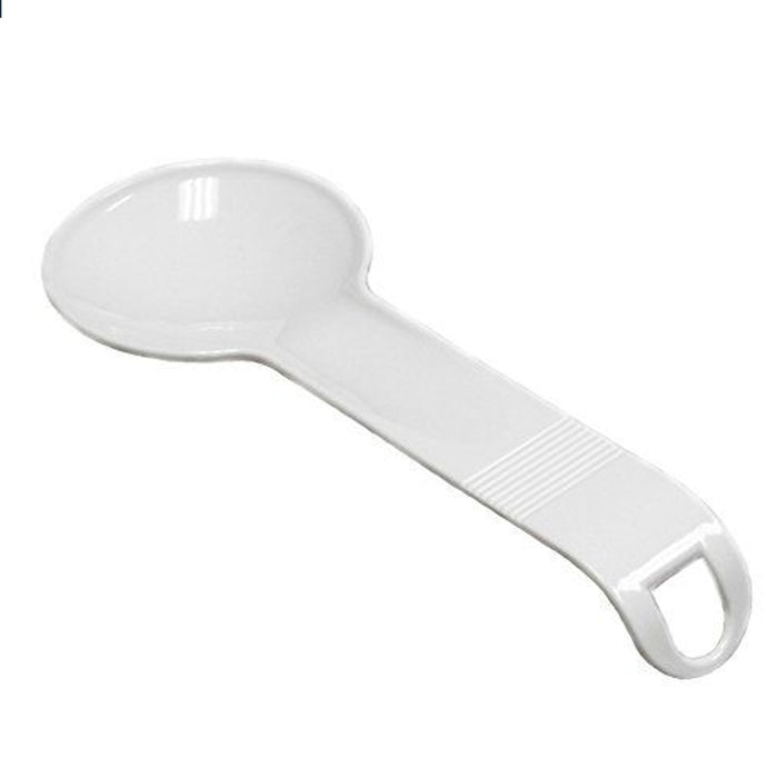2 Spoon Rest Kitchen Utensils Home Decor Tools Spatula Holder Plastic White 12"