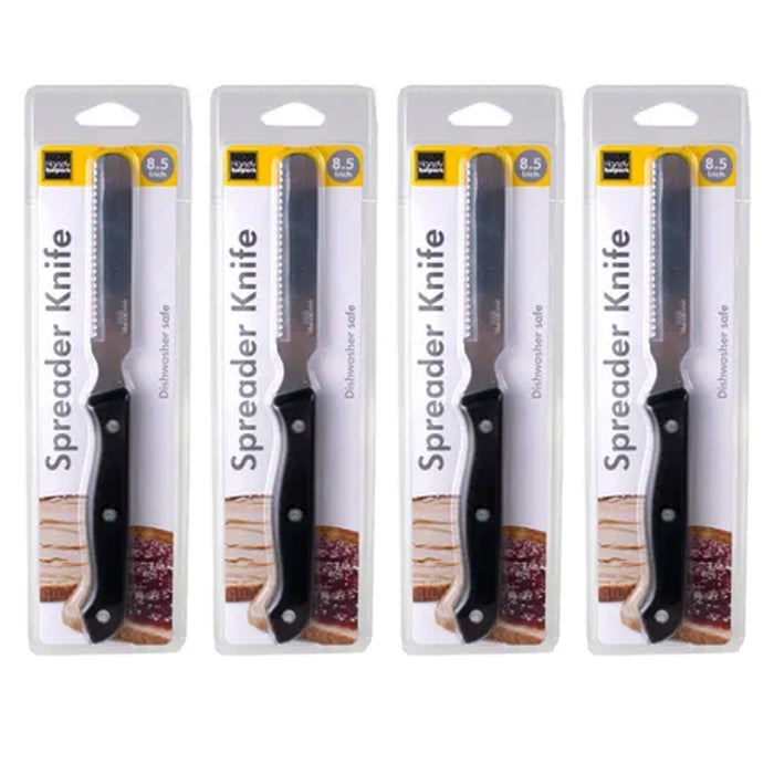 4 Pc Sandwich Butter Spreader Knife Cheese Slicer Serrated Stainless Steel Blade