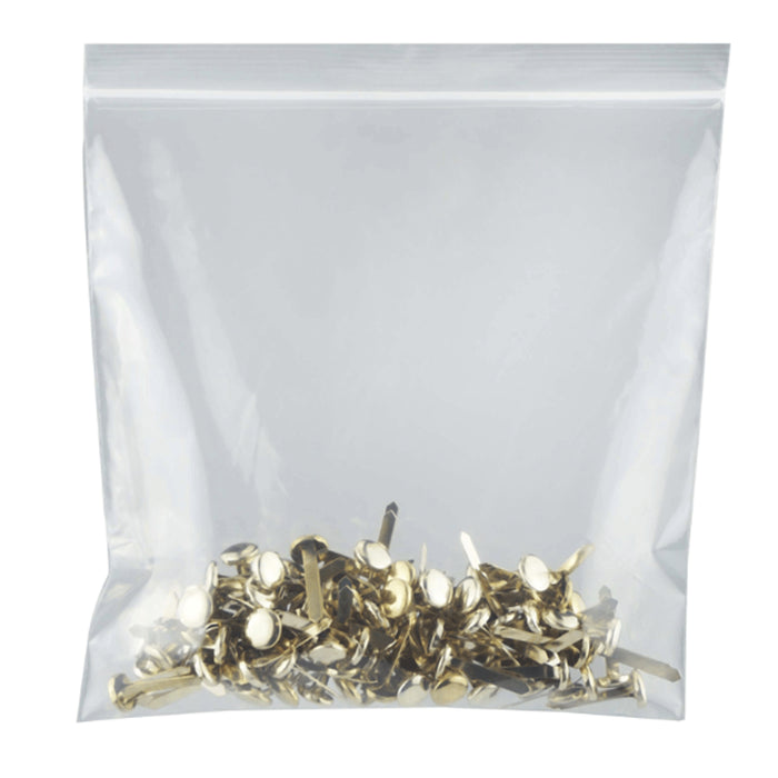 5x5 Zip Slide Lock Bags Clear Plastic Poly Seal Lock Flat Pack Reclosable 400PC