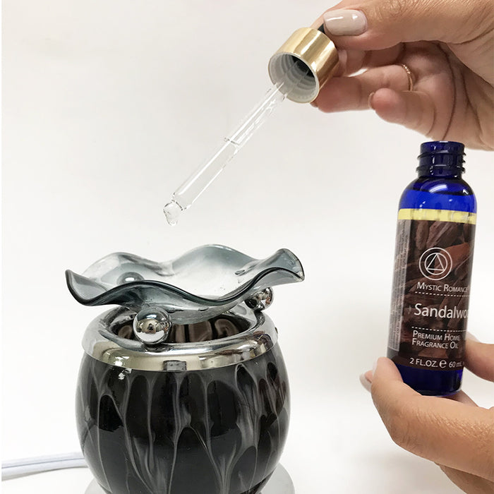 2 Sandalwood Fragrance Oil Diffuser Refill Burner Candle Wood Earth Strong Scent