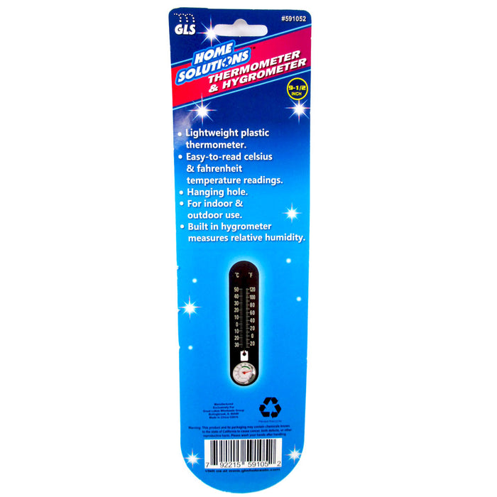 1 Indoor Outdoor Thermometer Hygrometer Measures Temperature Humidity Meter Temp