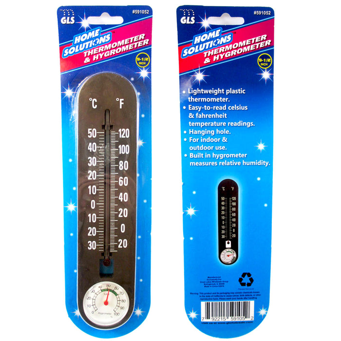 1 Indoor Outdoor Thermometer Hygrometer Measures Temperature Humidity Meter Temp