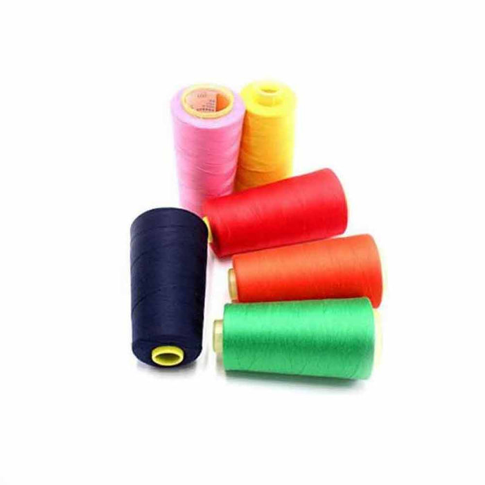 8 Big Spools Sewing Thread Polyester Assorted Colors 3000 Yards Each Spool New