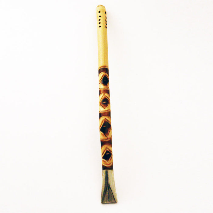 Bamboo Cane Yerba Mate Tea Bombilla Gourd Drinking Straw Alpaca Argentina M30
