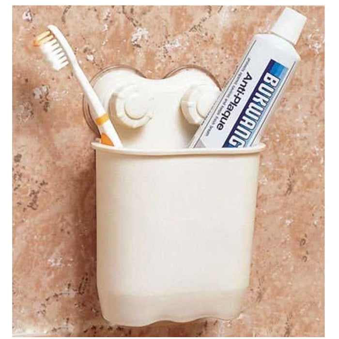 Toothbrush Razor Holder Suction Cup Stand Wall Mount Grip Plastic Stand Bathroom