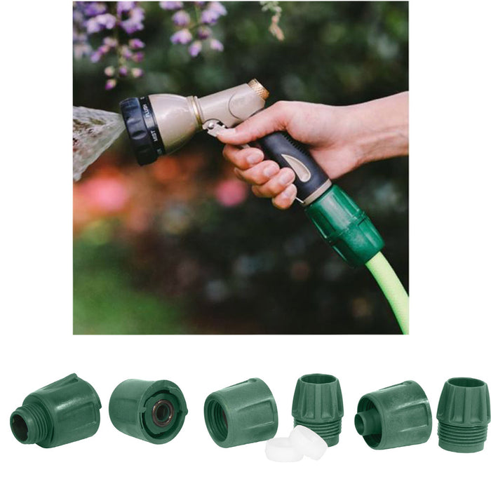 Hose Conversion Adapter Kit 5/8" Coupling Connection Garden Water Repair System
