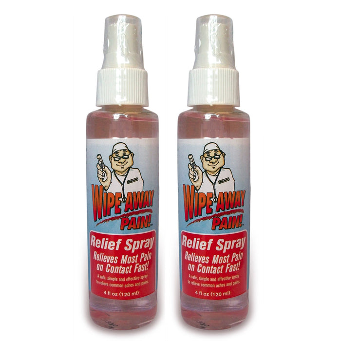 2 Pc Instant Pain Relief Spray Bottle Fast Extra Strength Pain Relieving Therapy