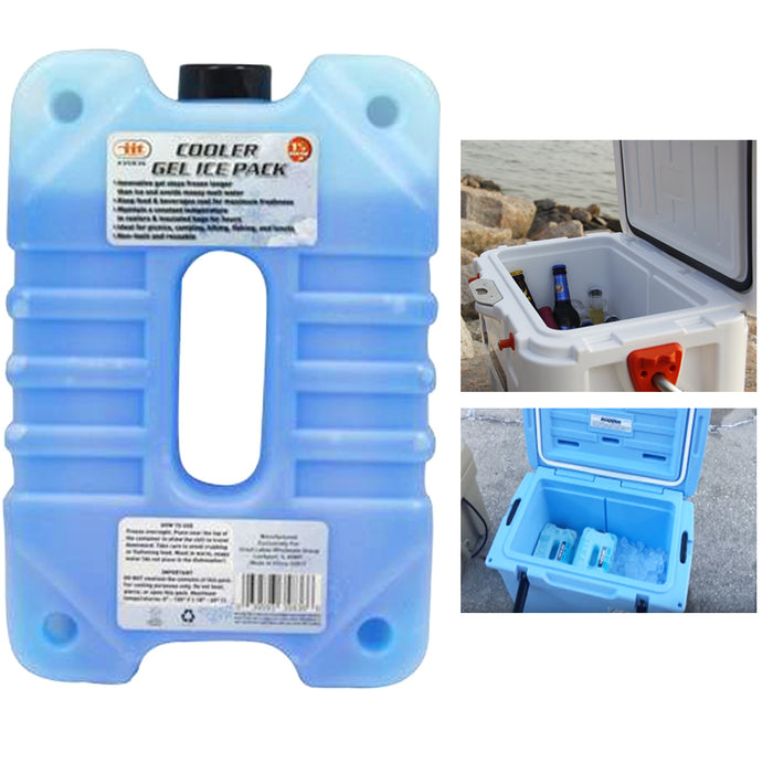 1 Reusable Cooler Ice Pack Gel Freezer Block Freezable Chill Lunch Box Picnic