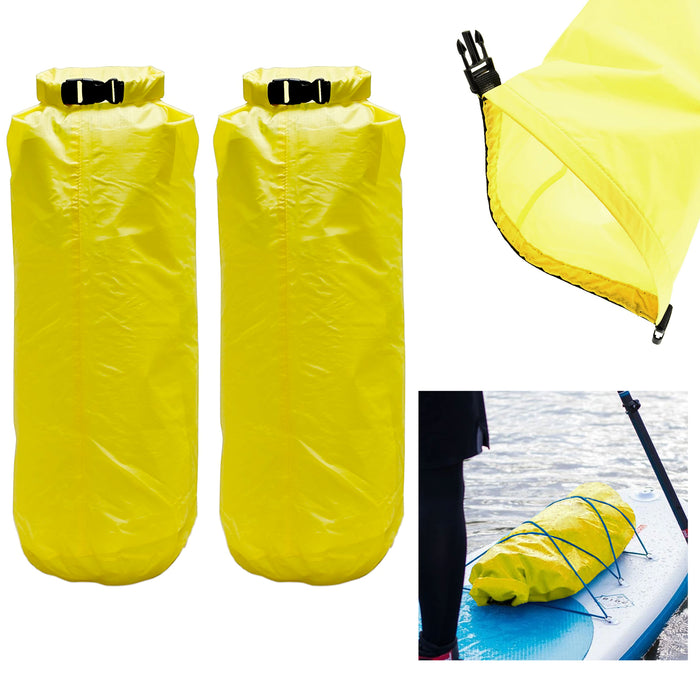 2 Pc Waterproof Dry Bag Sack Floating Boating Kayaking Camping Rafting 14 Liter