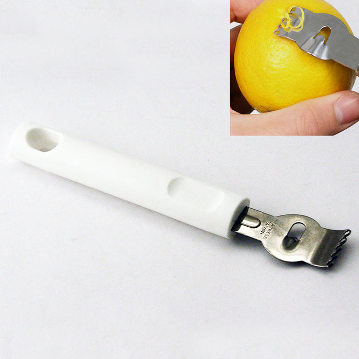 Lemon Zester Citrus Grater Stainless Steel Lime Zest Tool Artisan Fine Chef New