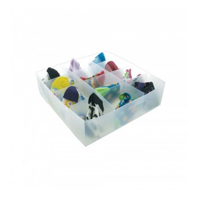 12 Section Drawer Organizer Socks Underwear Closet Home Storage Box Case Folds !