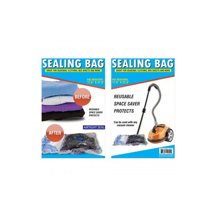 5 Vacuum Compression Bag Storage Organizer Travel Space Saver Seal 17.7" X 23.6"