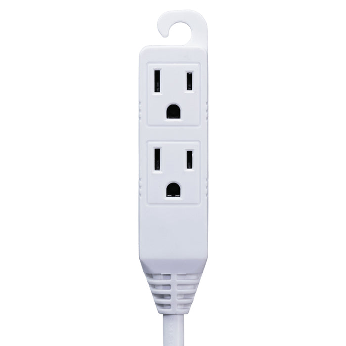 1 Pc Lighted Foot Switch 15Ft Extension Cord 3 Outlet 2 Prong Indoor Pedal Lamp