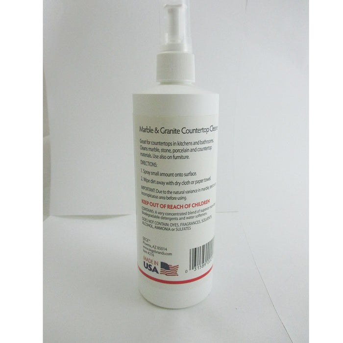 Marble Granite Stone Cleaner Solution 12oz Kitchen Countertop Daily Spray Polish