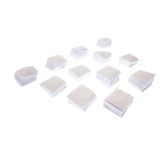 300 Cotton Gun Cleaning Patches Square Rifle Pistol Firearm Maintenance 1 1/8"