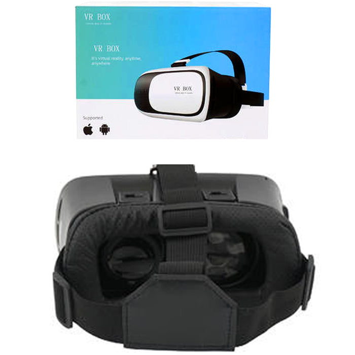 VR BOX Virtual Reality 3D Glasses Goggle Cardboard Headset Smart iPhone Android