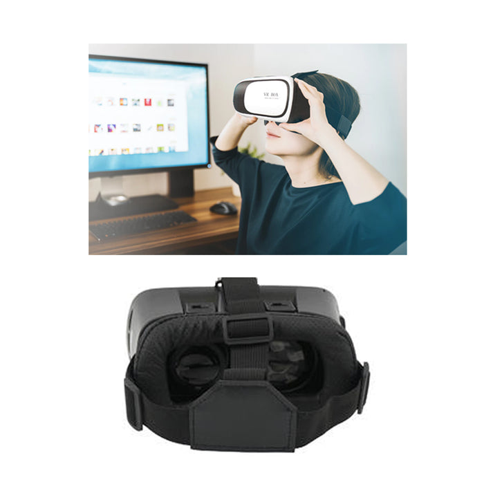 VR BOX Virtual Reality 3D Glasses Goggle Cardboard Headset Smart iPhone Android