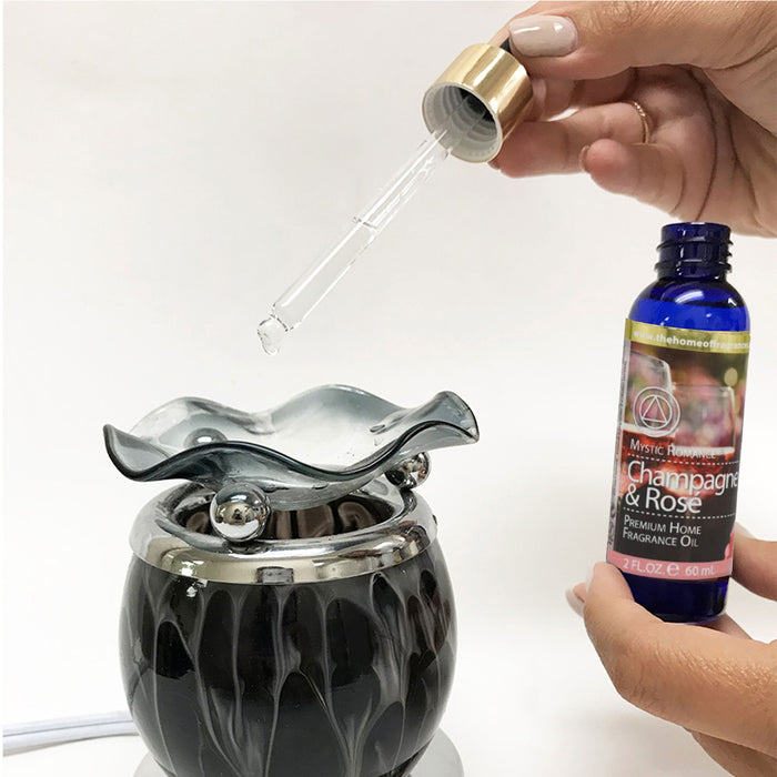 2 Champagne Rose Fragrance Oil Diffuse Refill Burner Reed Potpourri Concentrated