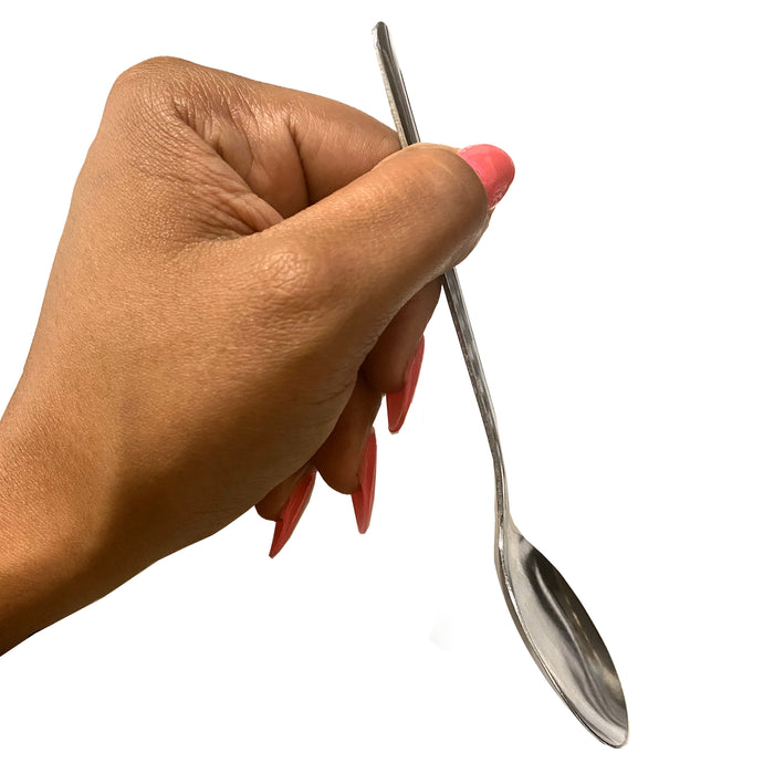 12 Stainless Steel Soup Spoons Ice Cream Round Bouillon Dominion Table Serving