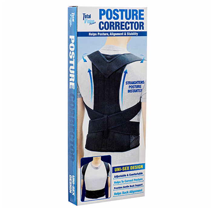 Posture Corrector Adjustable Back Brace Shoulder Support Clavicle Belt Unisex XL