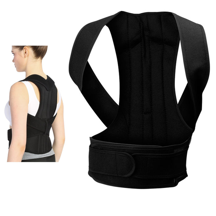 Posture Corrector Adjustable Back Brace Shoulder Support Clavicle Belt Unisex XL