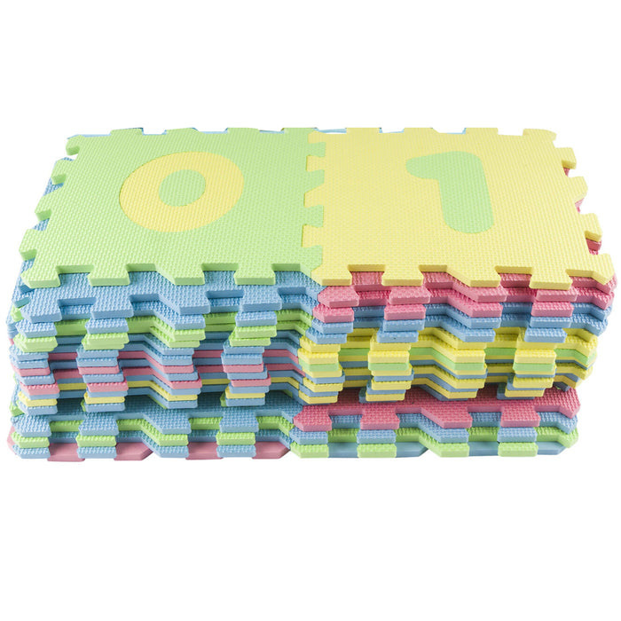 36 Pc Puzzle Floor Mat Baby Kids Room Foam Play Learn Numbers Pads Play 30 Sqft