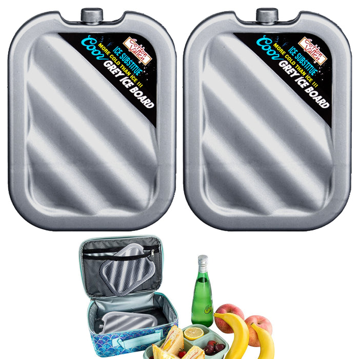 2 Pc Reusable Ice Pack Cooler Lunch Box Wrap Cold Therapy Pain Relief Knee Back