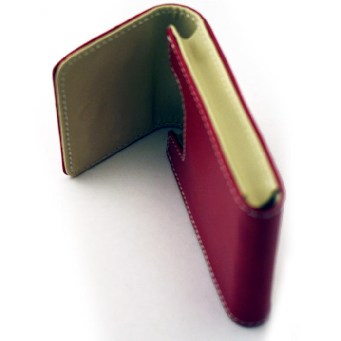 Faux Pink Leather Business Card Holder ID Credit Case Wallet Women Bag Case Lady