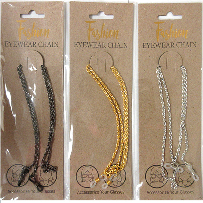 2 Fashion Eyewear Retainer Beaded Eyeglass Sunglass Neck Strap Gem Chain Holder
