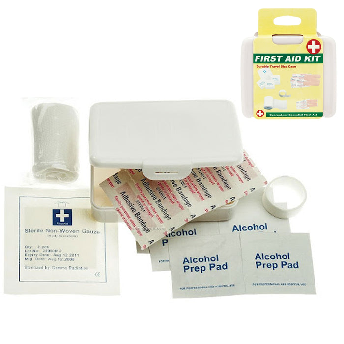 20 Pc Travel First Aid Kit To Go Emergency Home Car Outdoor Health Medical Care