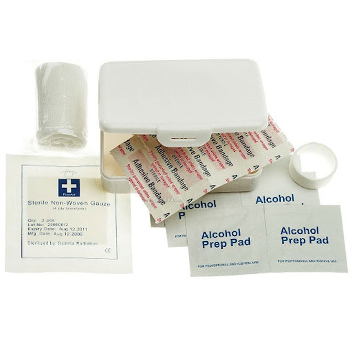 40 Pc Essential First Aid Kit Emergency Bag Home Car Office Travel Size 2 Pack