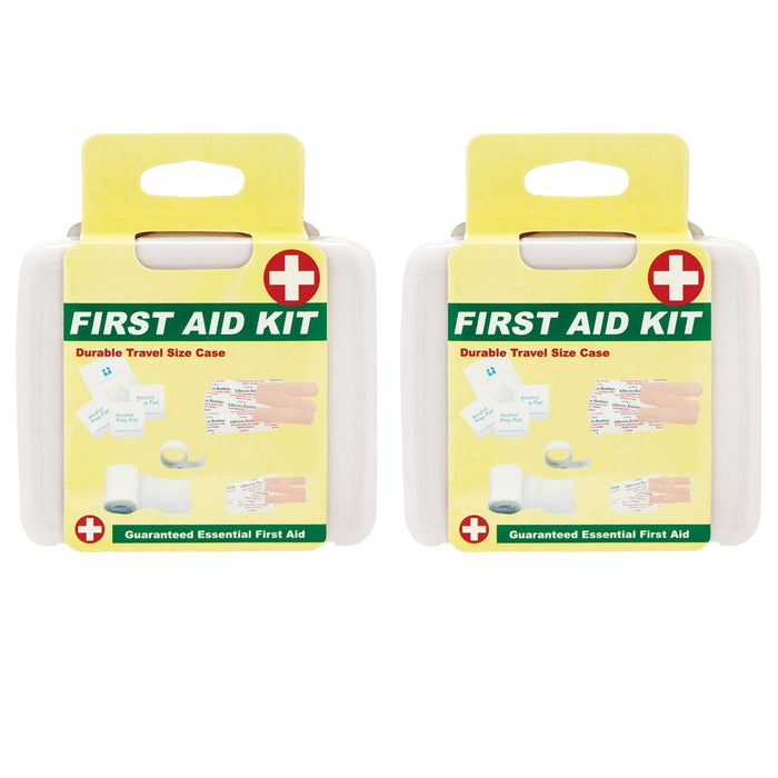 40 Pc Essential First Aid Kit Emergency Bag Home Car Office Travel Size 2 Pack