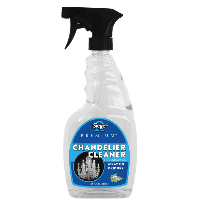 Glass Crystal Chandelier Cleaner Spray Light Fixture Glass Dining Solution 24 Oz