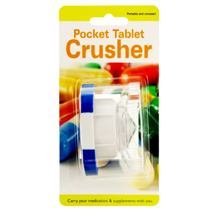 2 X Pill Crusher Tablet Grinder Medicine Cutter Durable Plastic Grind Crush New