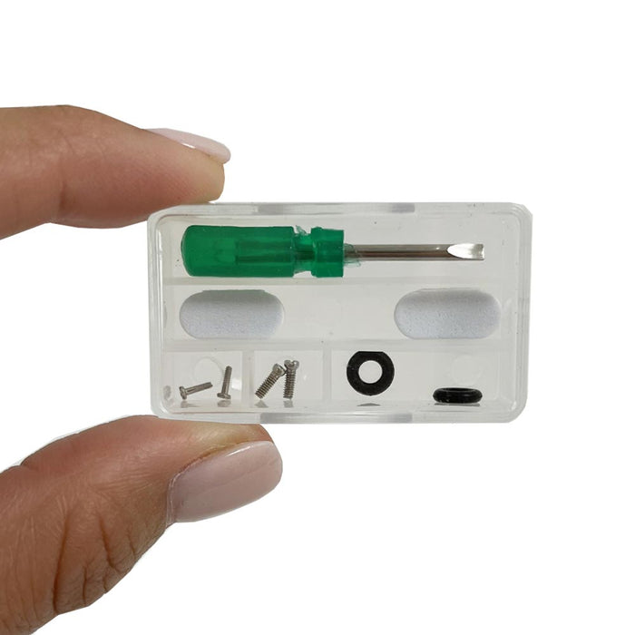 3 Eyeglass Repair Kit Screwdriver Screw Nut Nose Pad Magnifying Sunglasses Tool