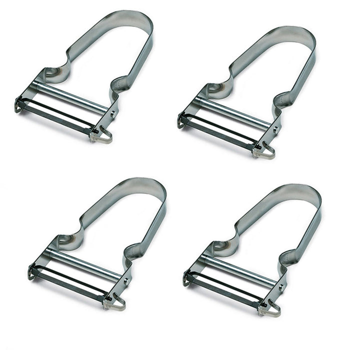 4 Swiss Peeler Stainless Steel Best Handheld Vegetable & Fruit Potato New SAVE