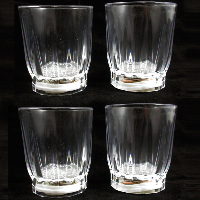 4 pcs Multi Color Flashing LED Light Up Shot Glasses Drink Barware Party Supply