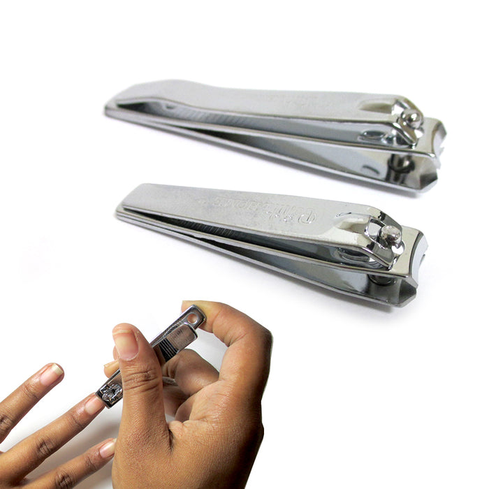2 pc Nail Clipper Toe Finger Curved Manicure Pedicure Cutter Tool Set Trimmer