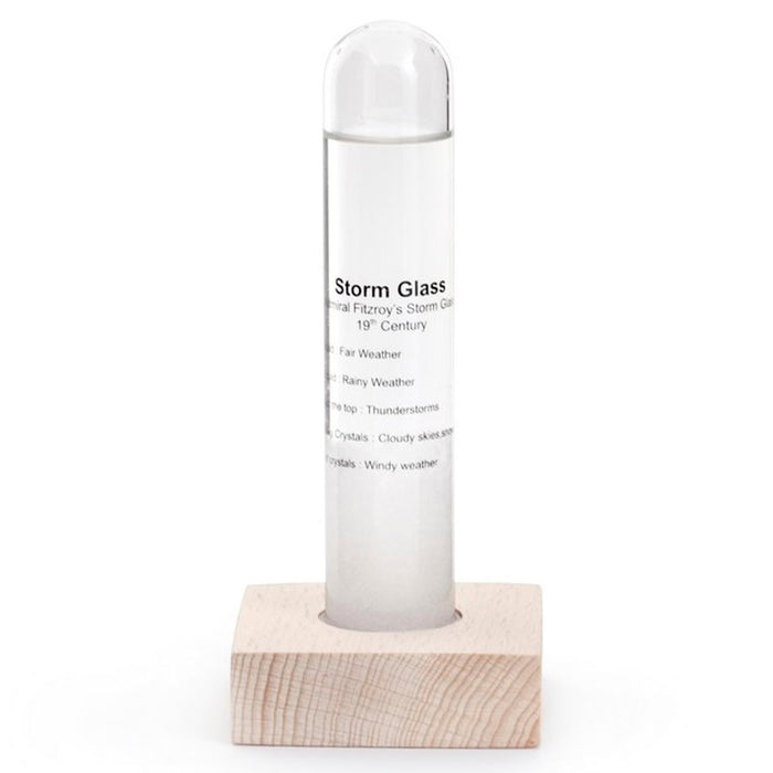 Kikkerland Storm Glass Liquid Thunderstorm Storm Weather Barometer Predictor New