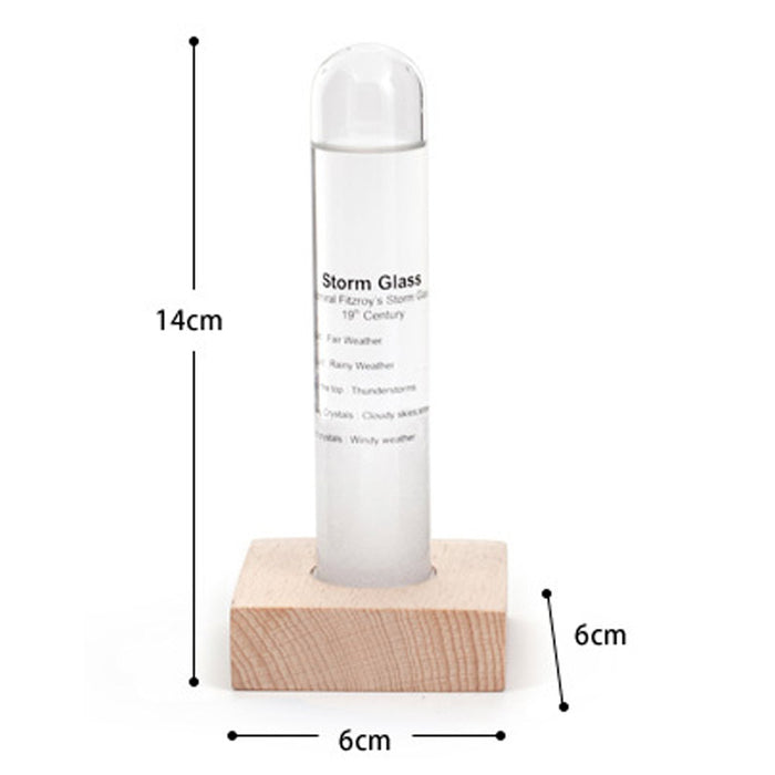 Kikkerland Storm Glass Liquid Thunderstorm Storm Weather Barometer Predictor New