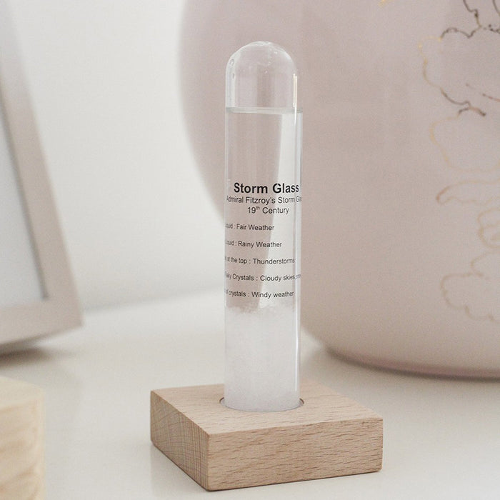 Kikkerland Storm Glass Liquid Thunderstorm Storm Weather Barometer Predictor New