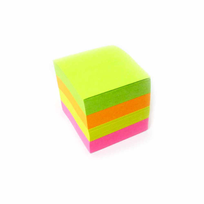 1 Mini Memo Pad Cube 400 Sheets Sticky Note Self Adhesive Grocery List 1.5"x1.5"